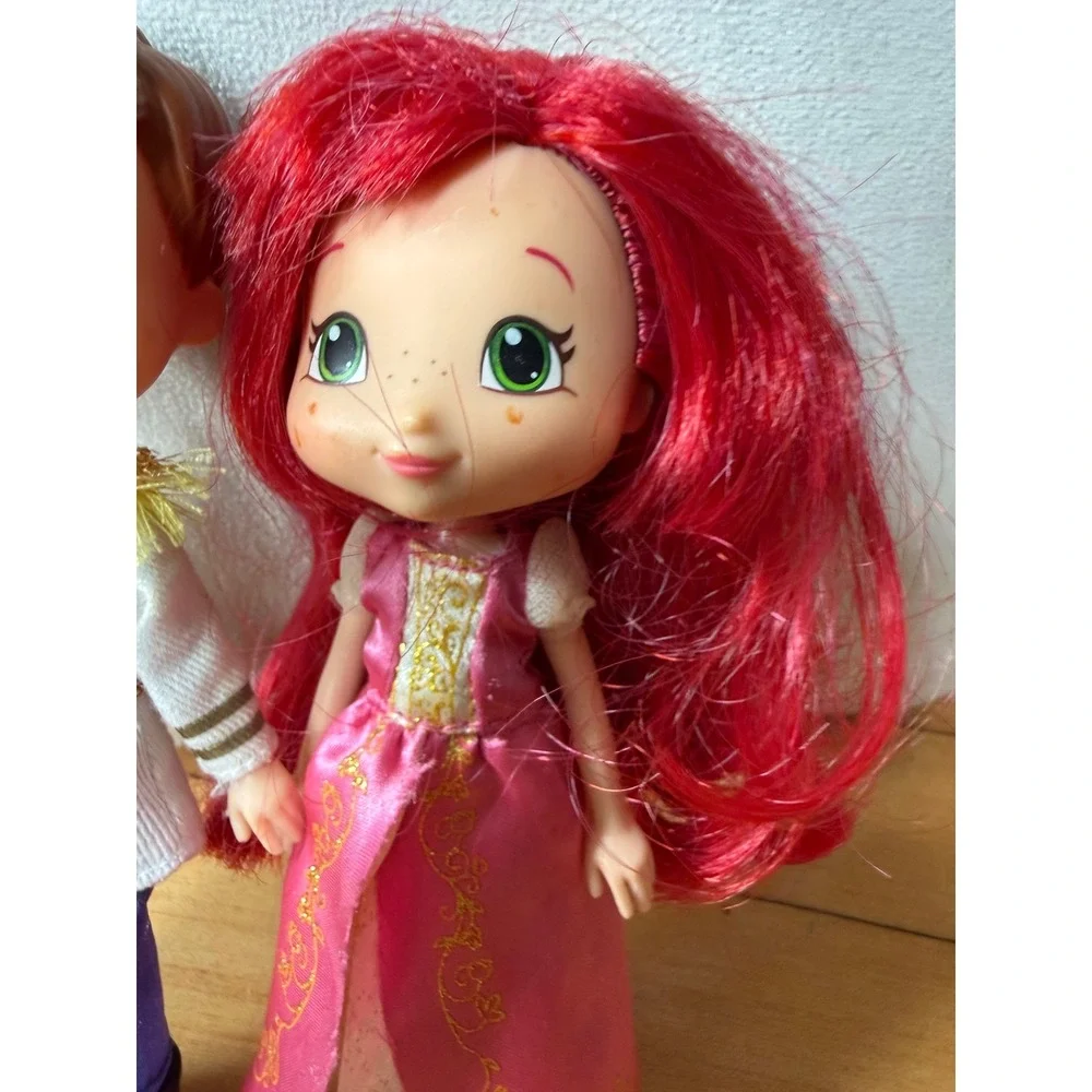 Vintage 2015 Strawberry Shortcake Doll & Prince Charming LOT 2 Dolls Toys R Us